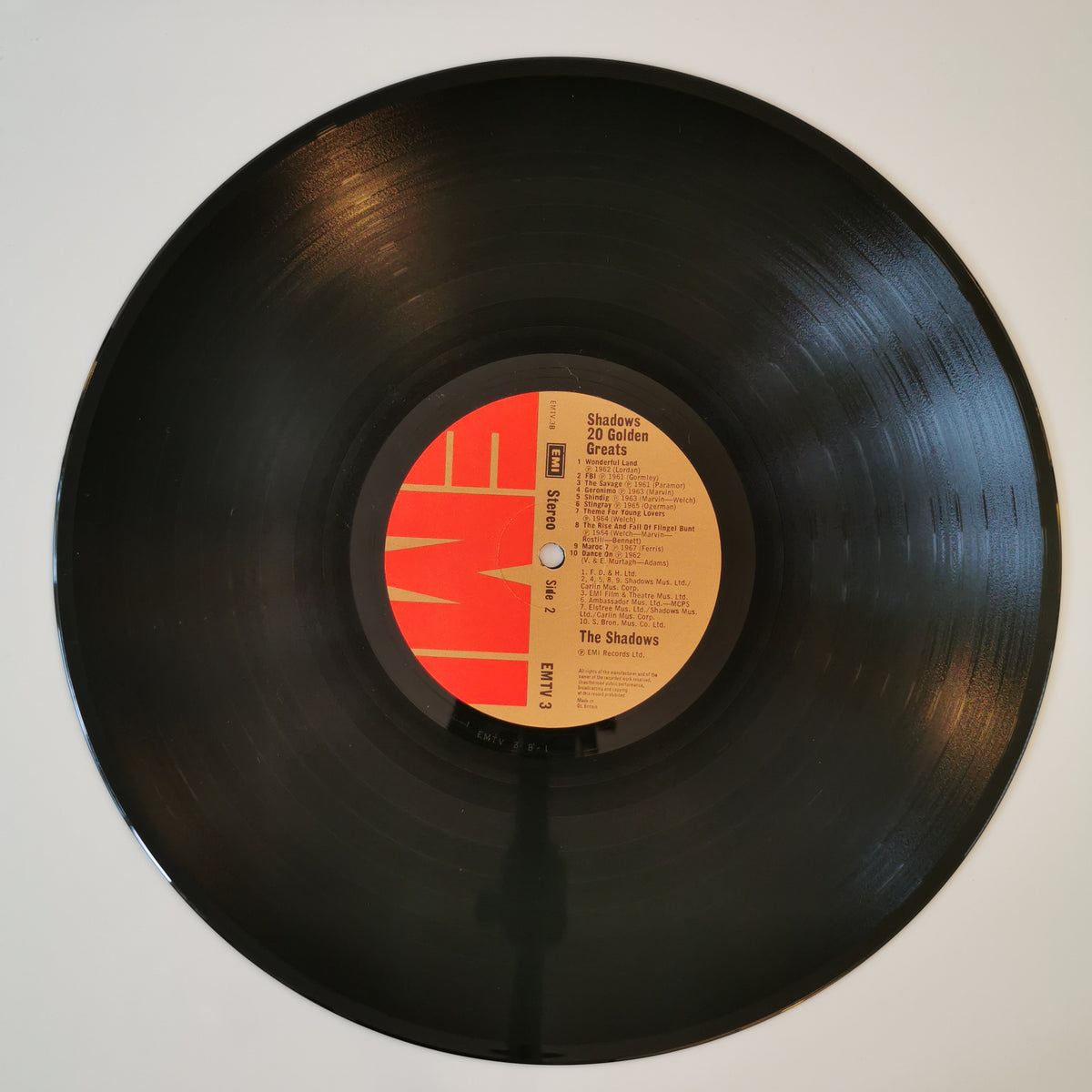 The Shadows – 20 Golden Greats (1977) Vinyl LP Record