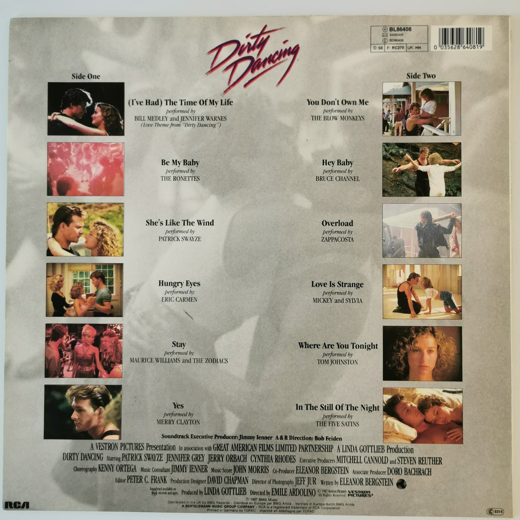 Various Artists – Dirty Dancing (1987) Vinyl LP Record