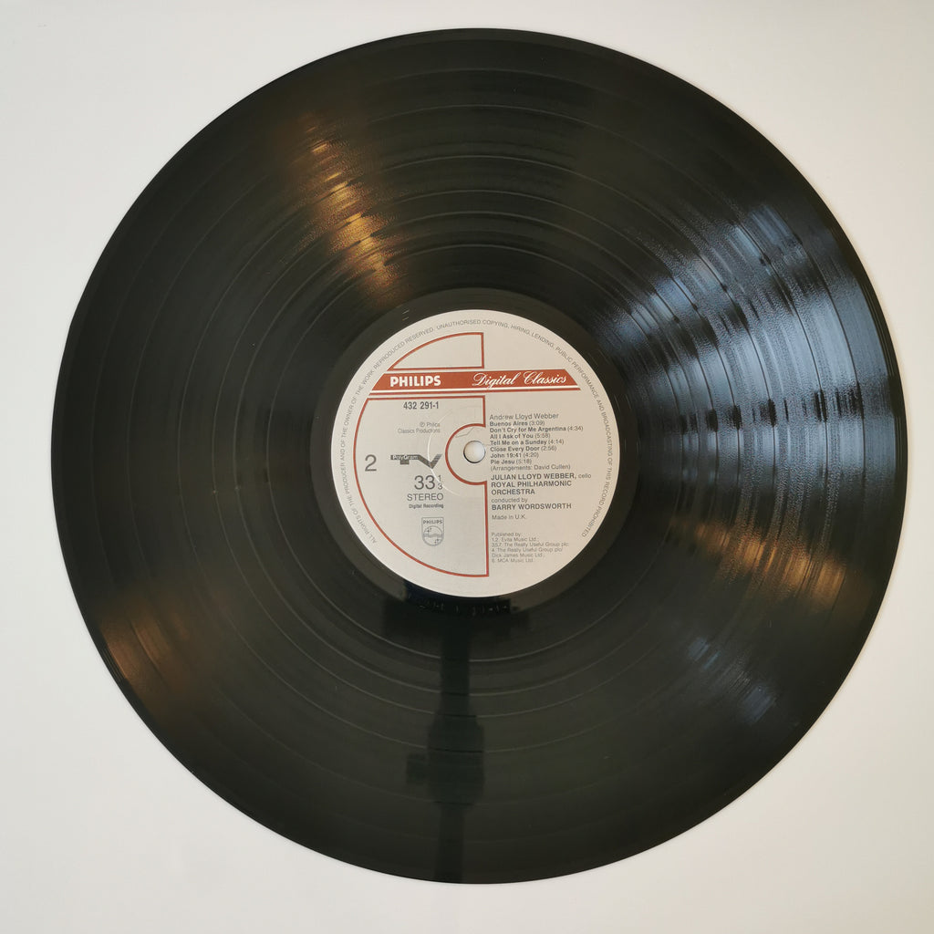 Julian Lloyd Webber – Lloyd Webber Plays Lloyd Webber Vinyl LP Record