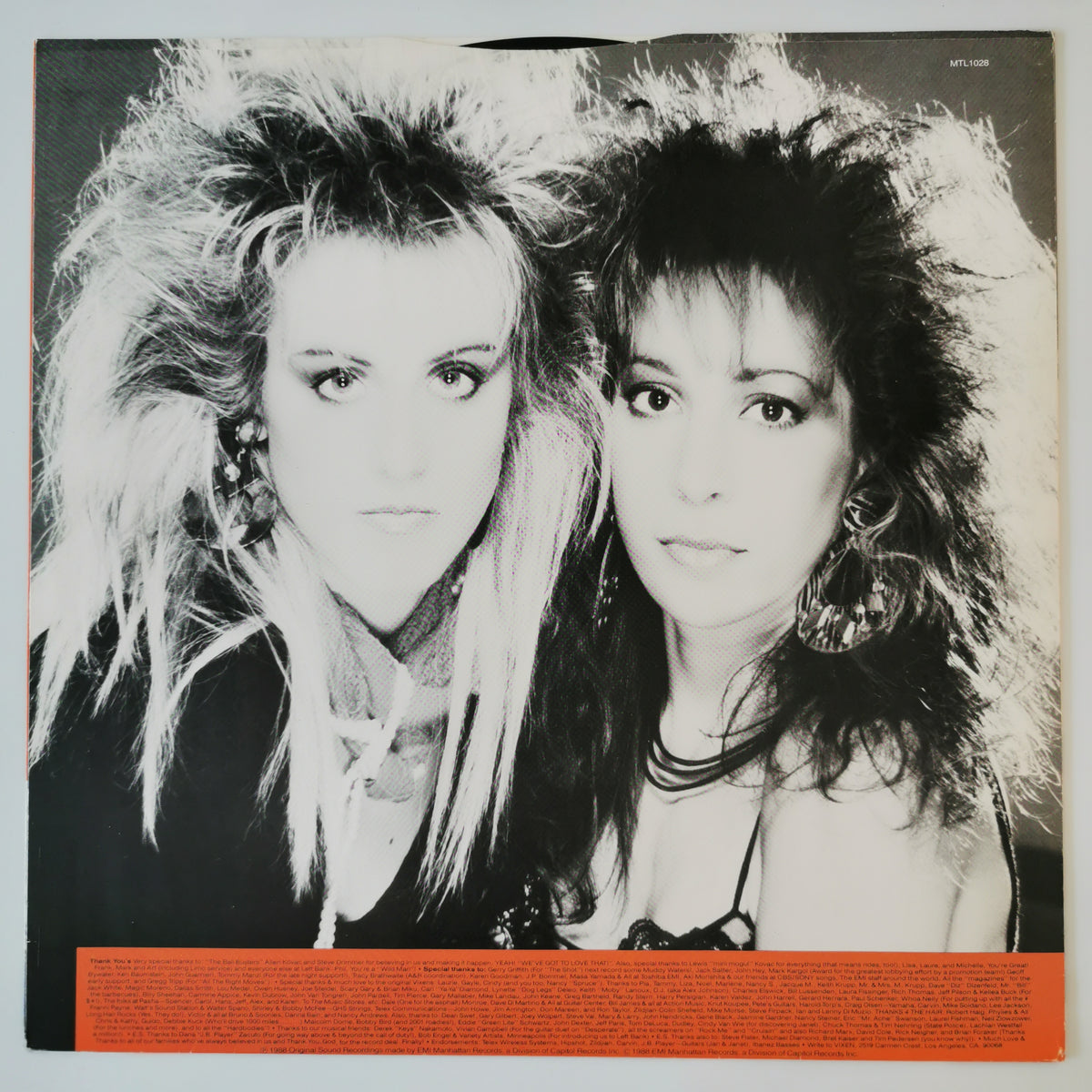 Vixen – Vixen (1988) Vinyl LP Record