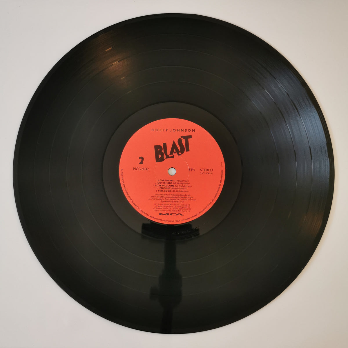 Holly Johnson – Blast (1989) Vinyl LP Record
