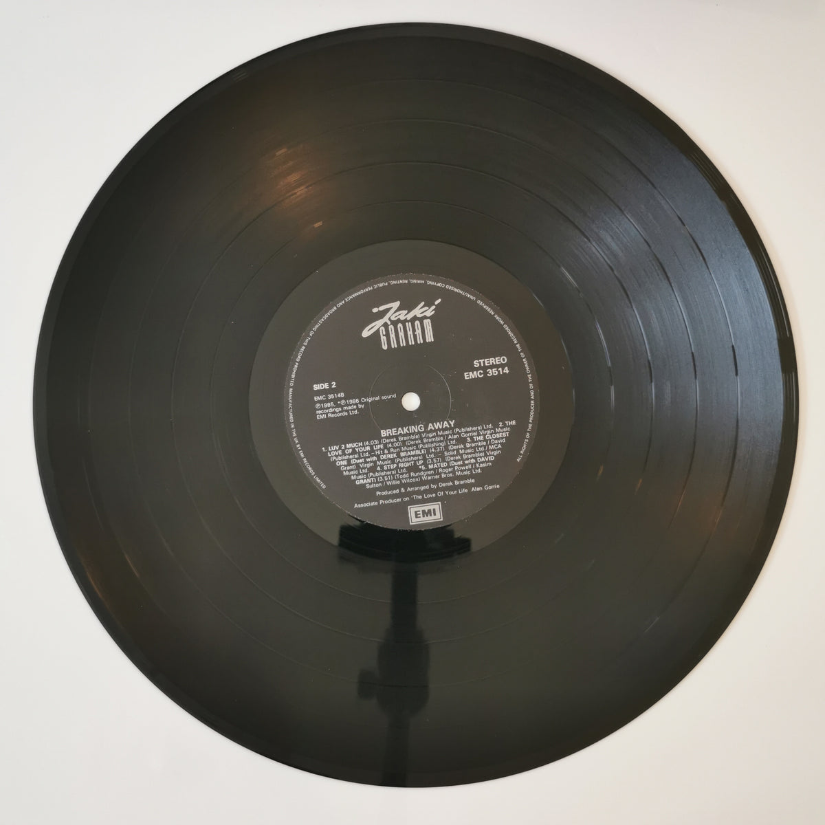 Jaki Graham – Breaking Away (1986) Vinyl LP Record
