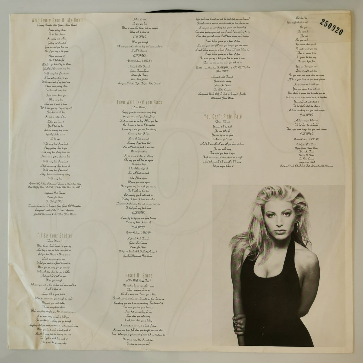Taylor Dayne – Can’t Fight Fate (1989) Vinyl LP Record