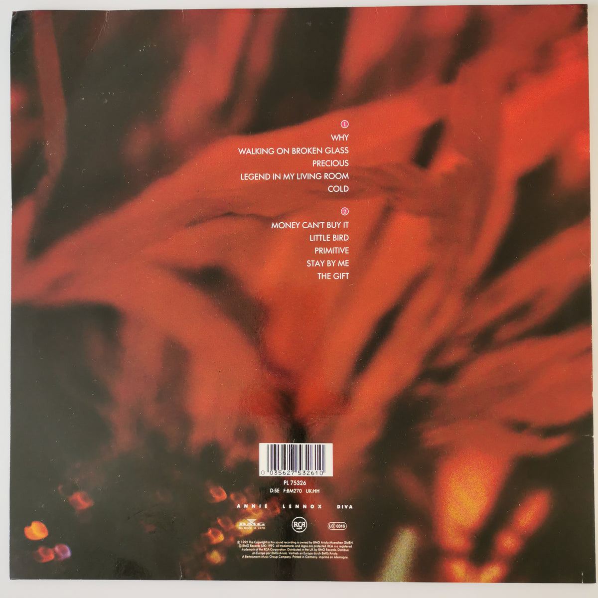 Annie Lennox – Diva (1992) Vinyl LP Record