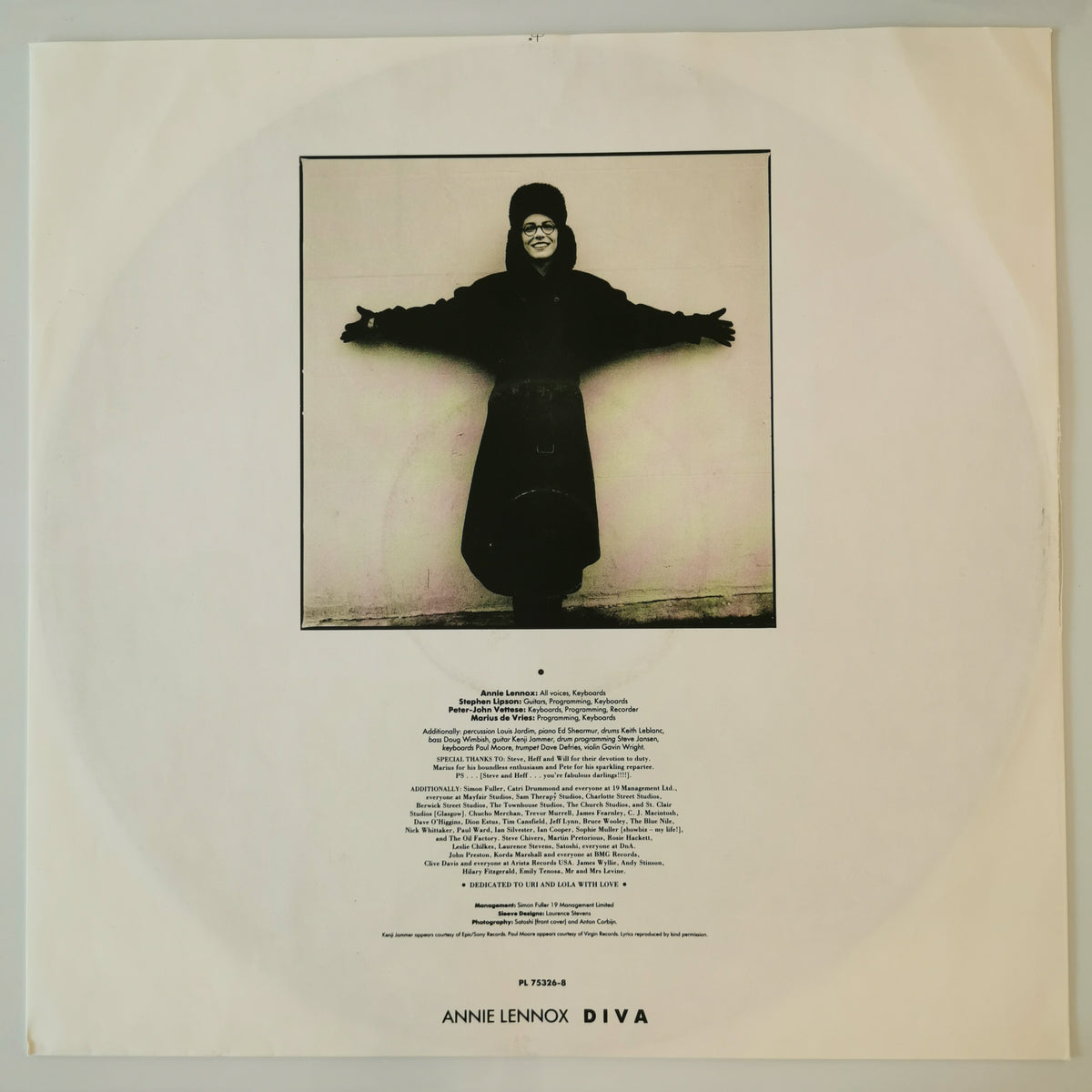 Annie Lennox – Diva (1992) Vinyl LP Record