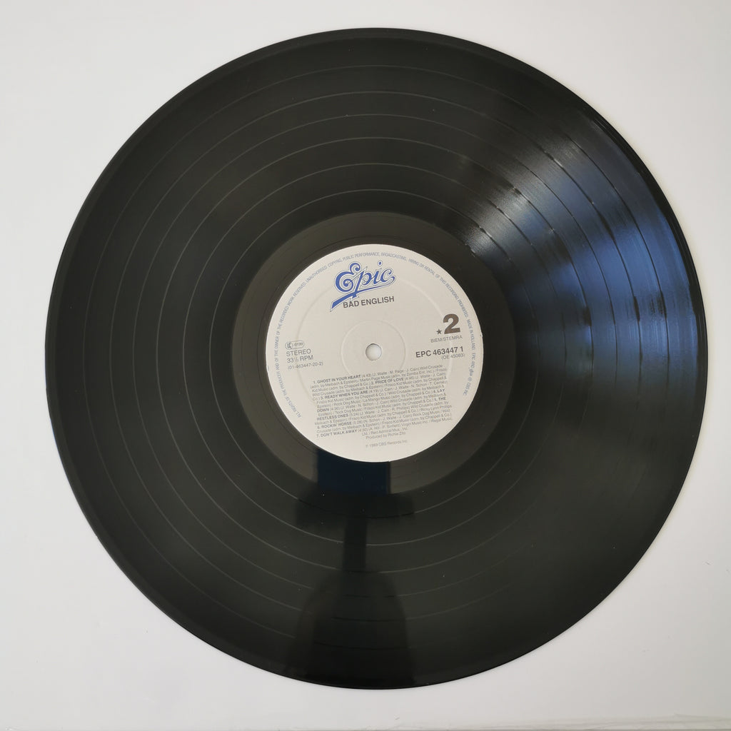 Bad English – Bad English (1989) Vinyl LP Record