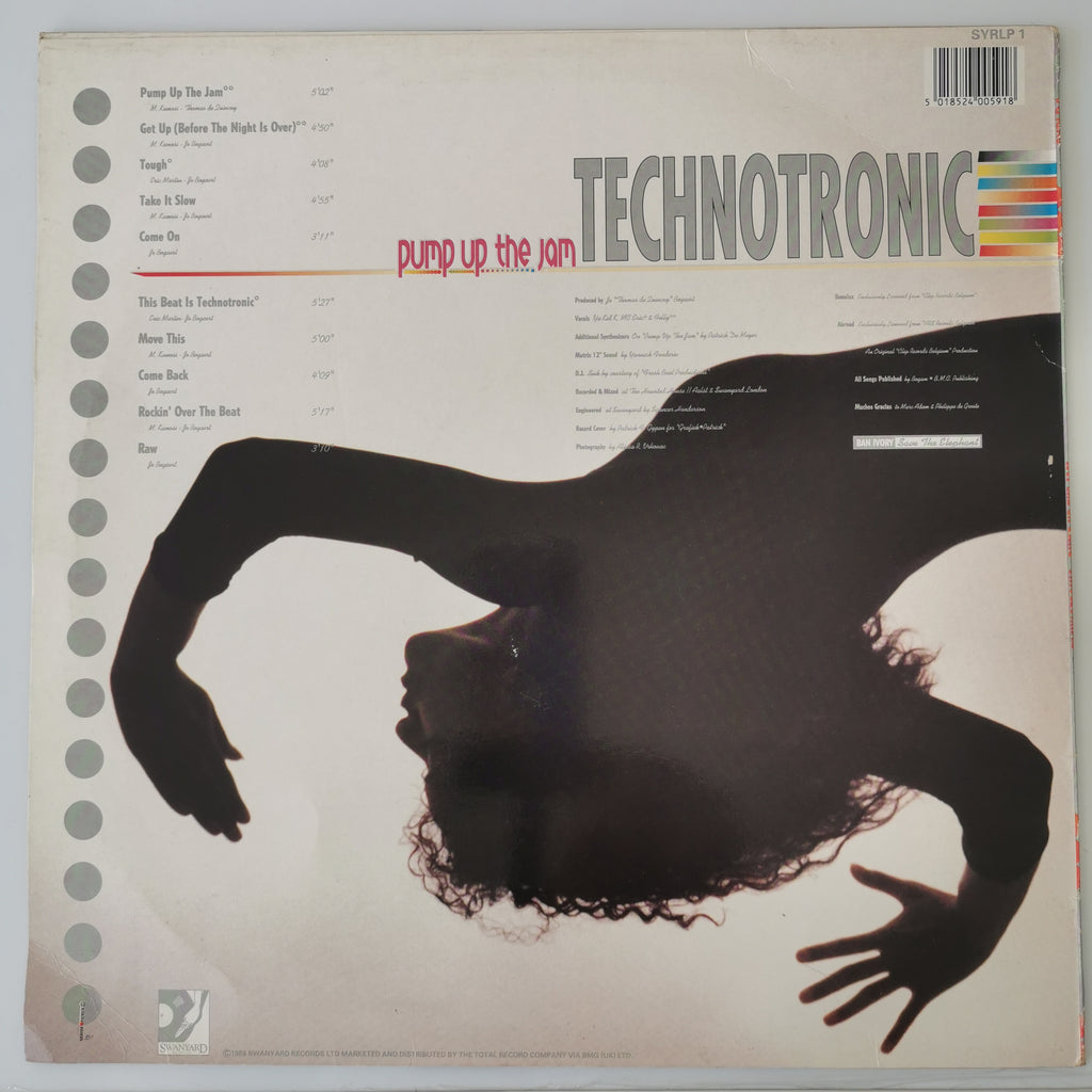 Technotronic – Pump Up the Jam (1989) Vinyl LP Record