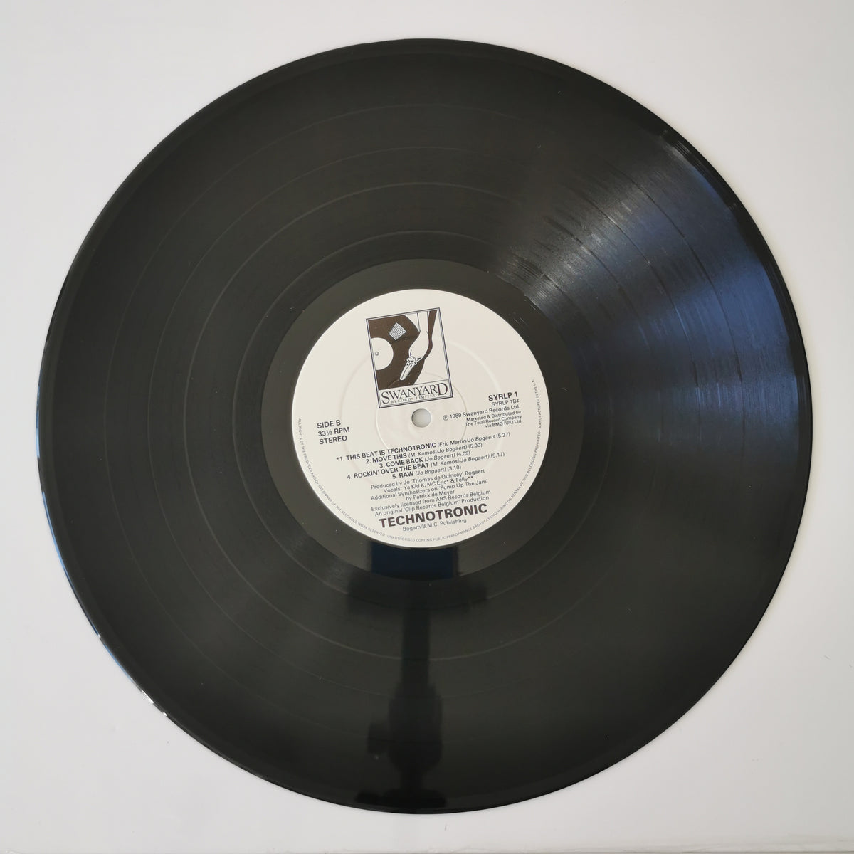 Technotronic – Pump Up the Jam (1989) Vinyl LP Record