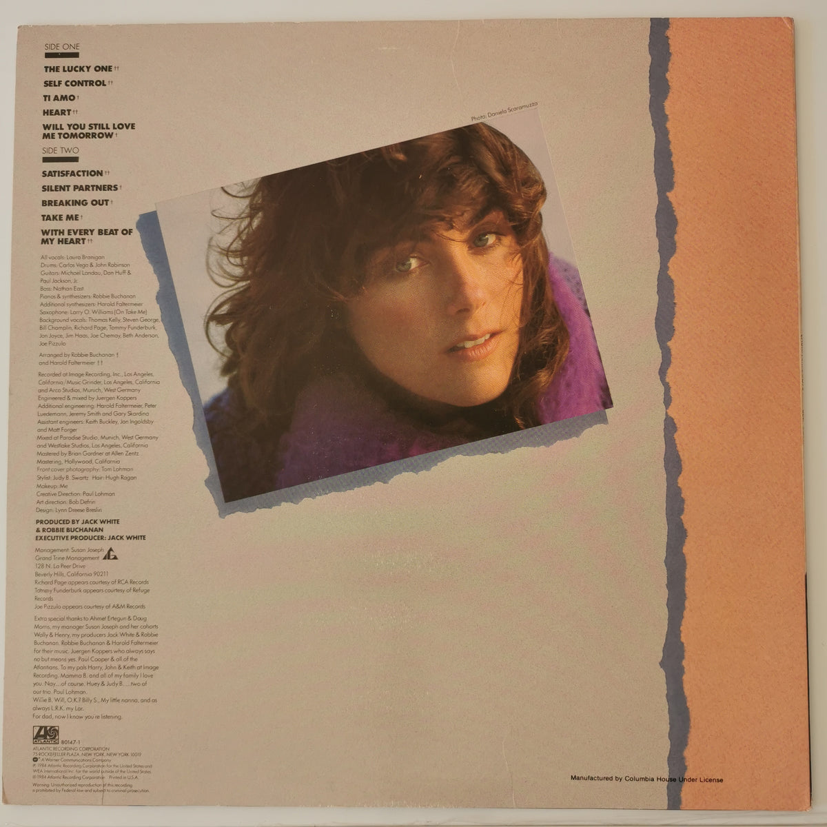 Laura Branigan – Self Control (1984) Vinyl LP Record