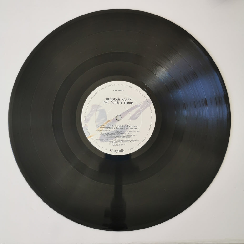 Deborah Harry – Def, Dumb & Blonde (1989) Vinyl LP Record
