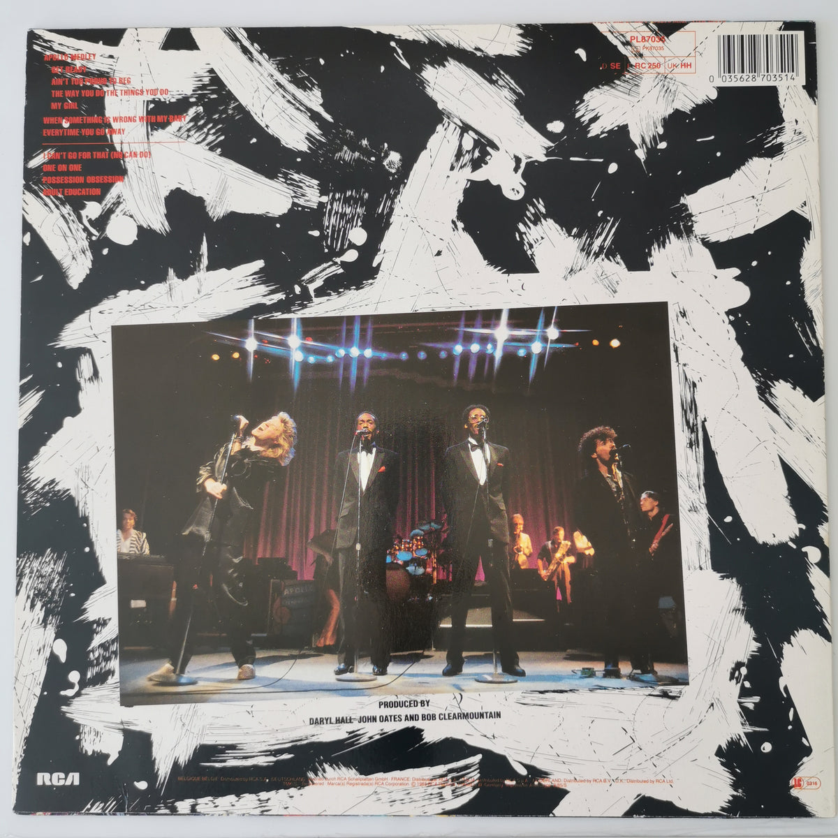 Daryl Hall & John Oates – Live at the Apollo (1985) Vinyl LP Record