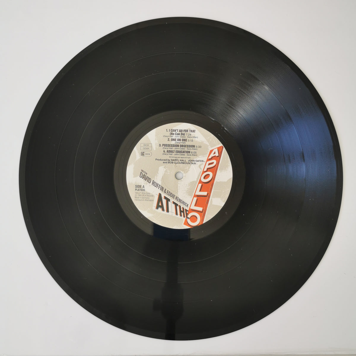 Daryl Hall & John Oates – Live at the Apollo (1985) Vinyl LP Record