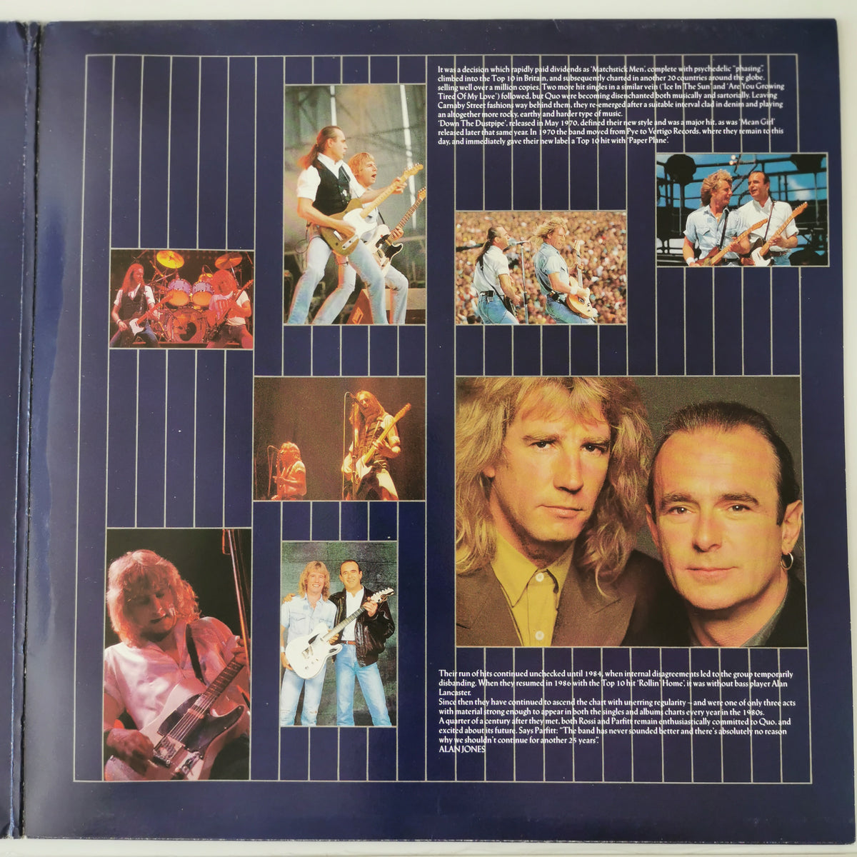 Status Quo – Rocking All Over the Years (1990) Vinyl LP Record