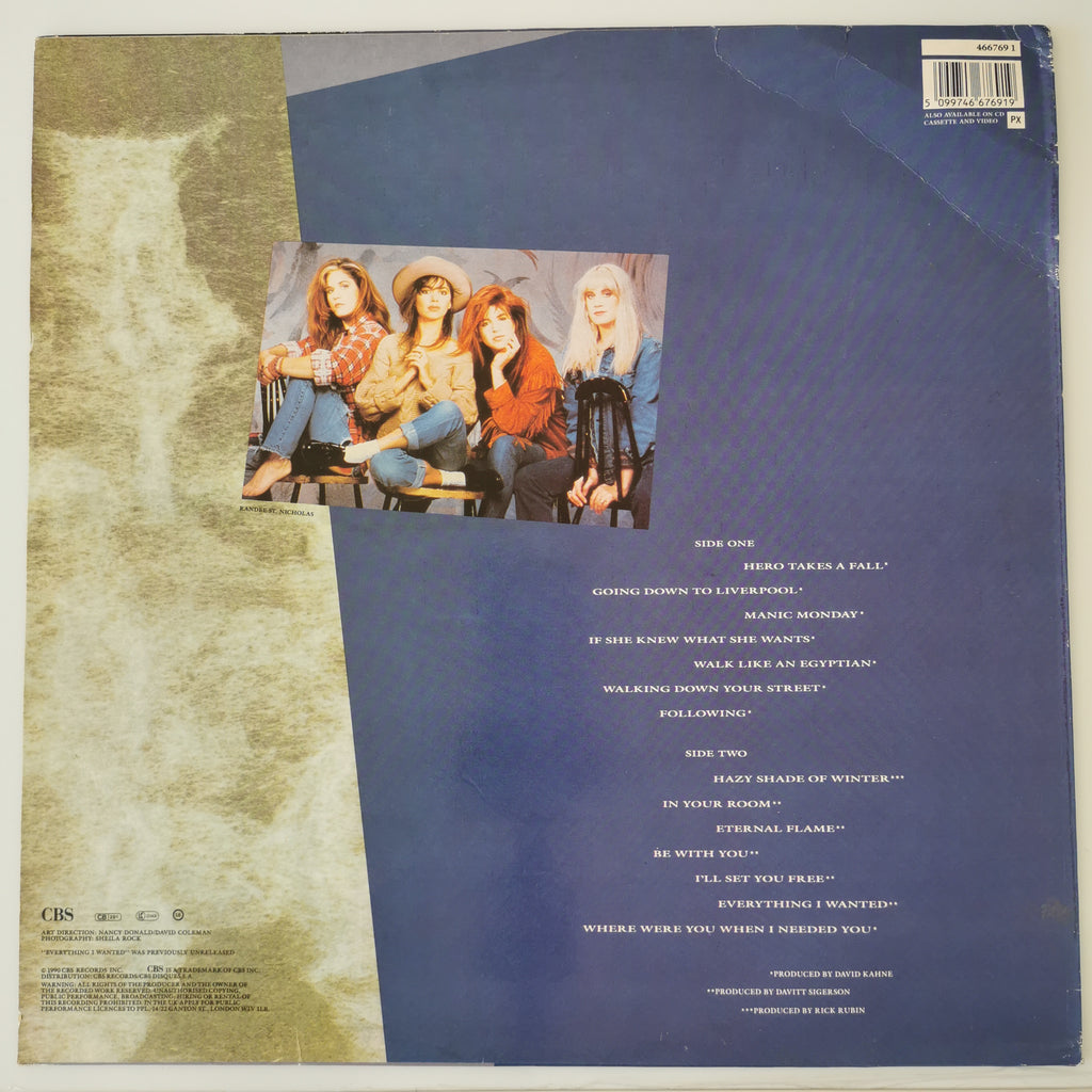 Bangles – Greatest Hits (1990) Vinyl LP Record