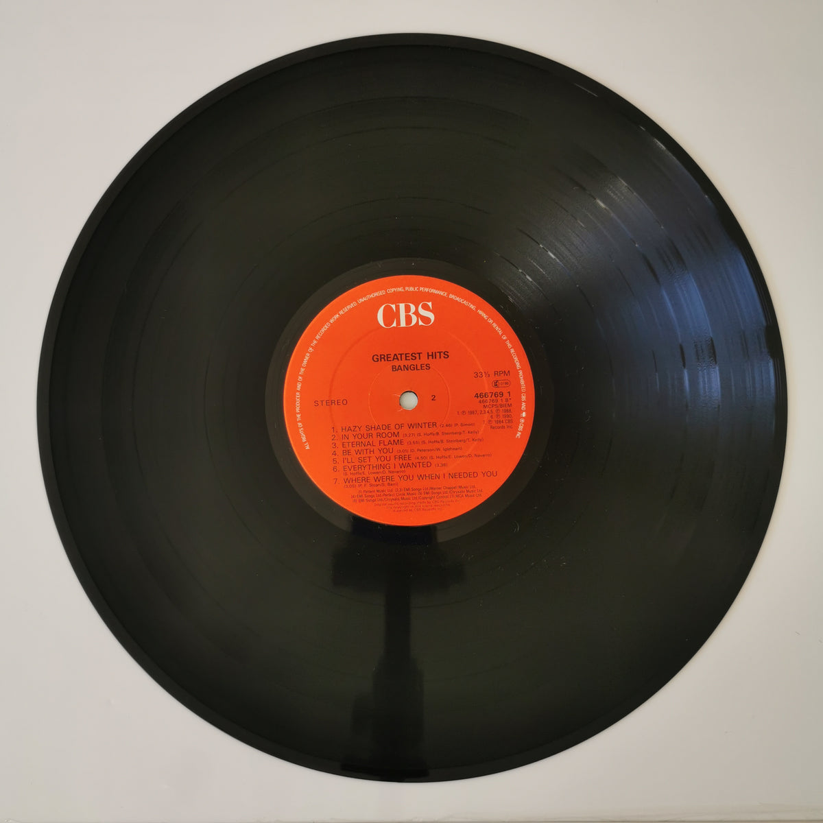 Bangles – Greatest Hits (1990) Vinyl LP Record