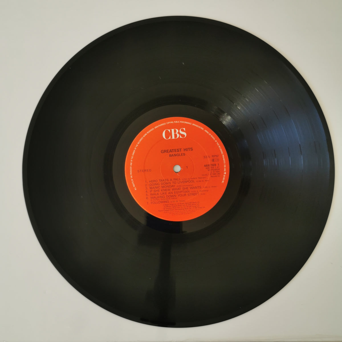 Bangles – Greatest Hits (1990) Vinyl LP Record
