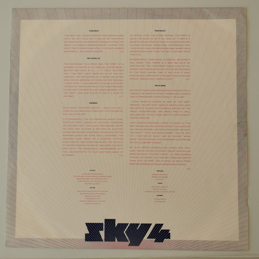 Sky – Sky 4: Forthcoming (1982) Vinyl LP Record