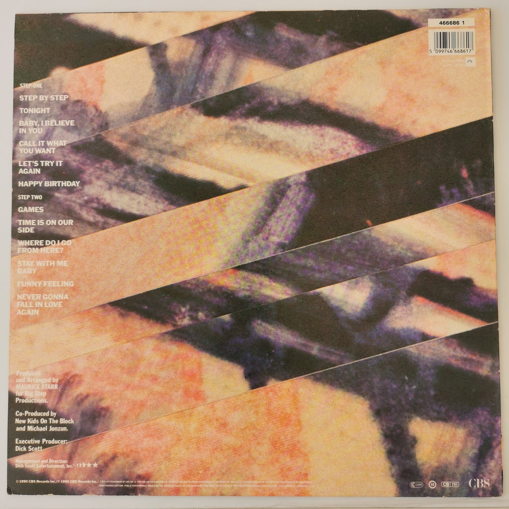 New Kids on the Block – Step by Step (1990) Vinyl LP Record