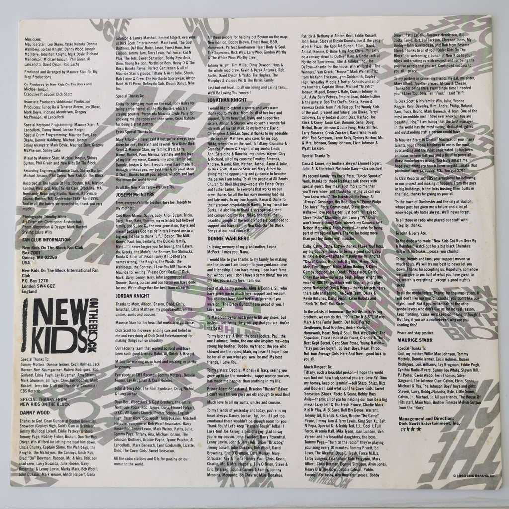 New Kids on the Block – Step by Step (1990) Vinyl LP Record