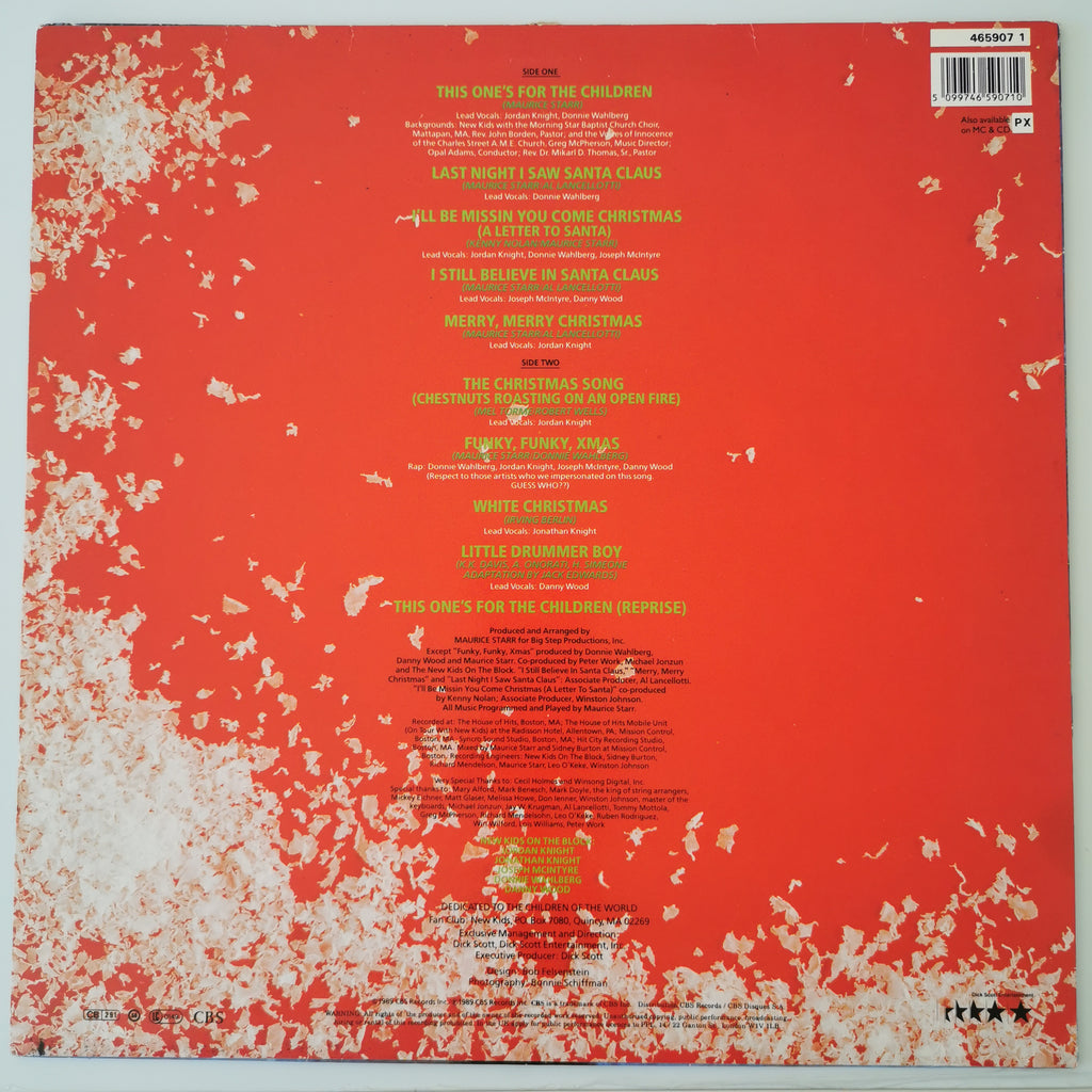 New Kids on the Block – Merry, Merry Christmas (1989) Vinyl LP Record