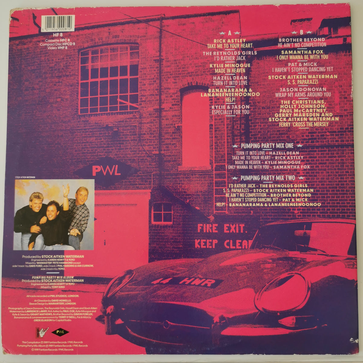 Various Artists – Hit Factory 3 (1989) Vinyl LP Record