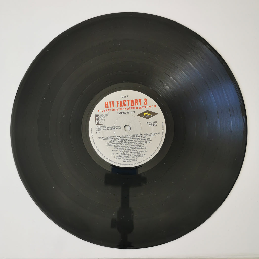 Various Artists – Hit Factory 3 (1989) Vinyl LP Record