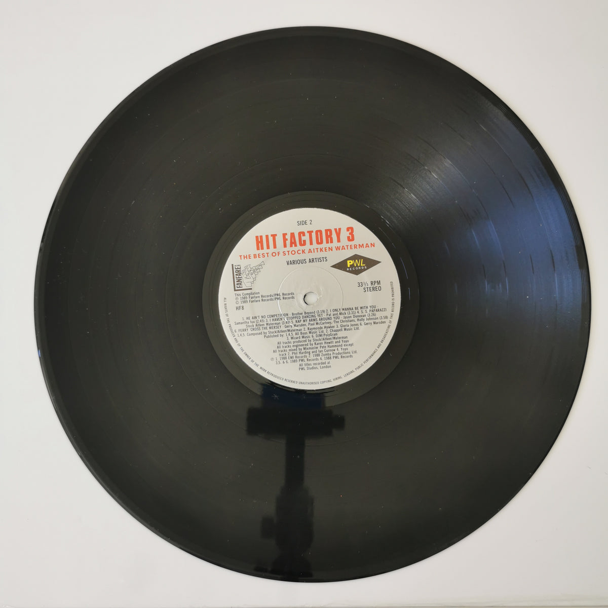 Various Artists – Hit Factory 3 (1989) Vinyl LP Record
