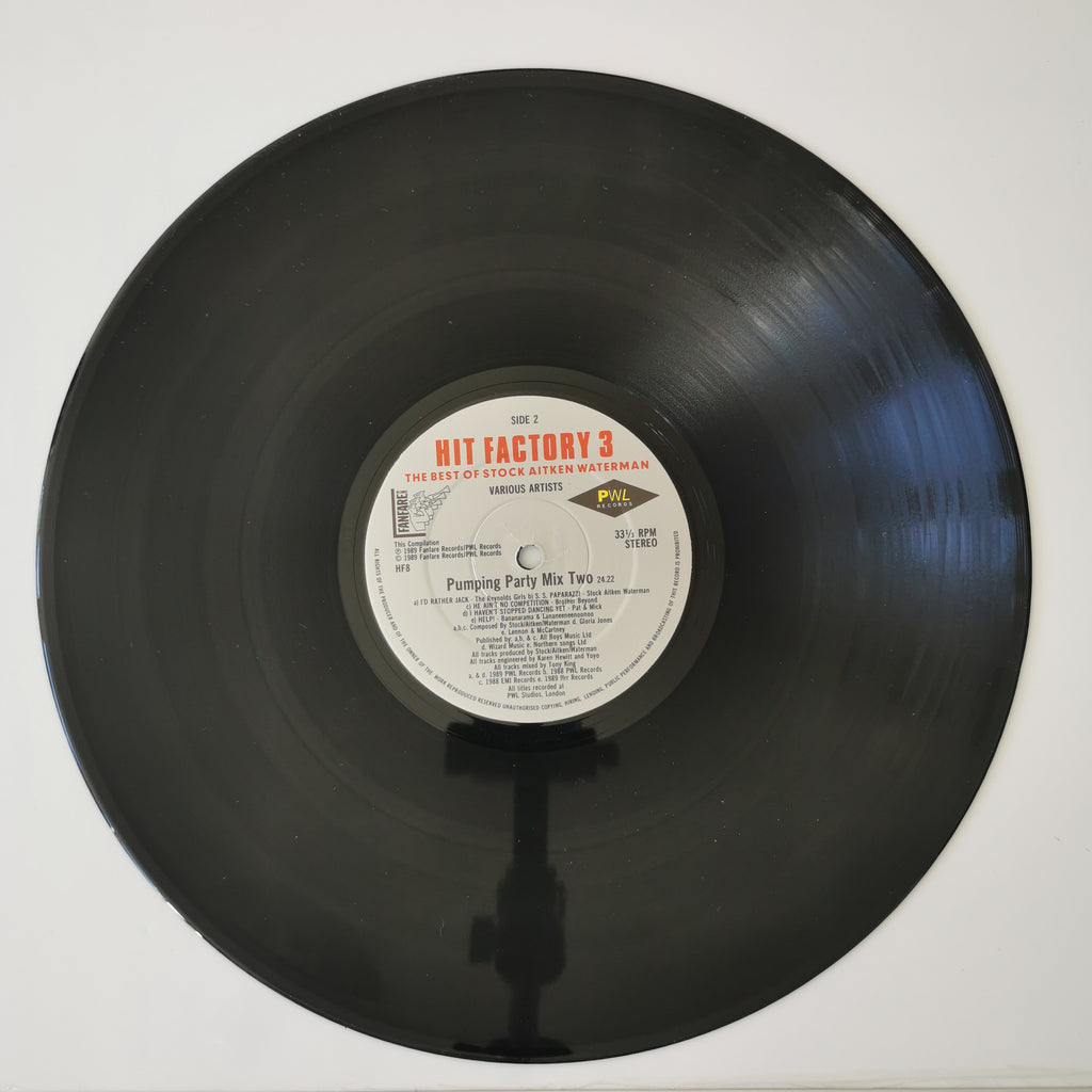 Various Artists – Hit Factory 3 (1989) Vinyl LP Record