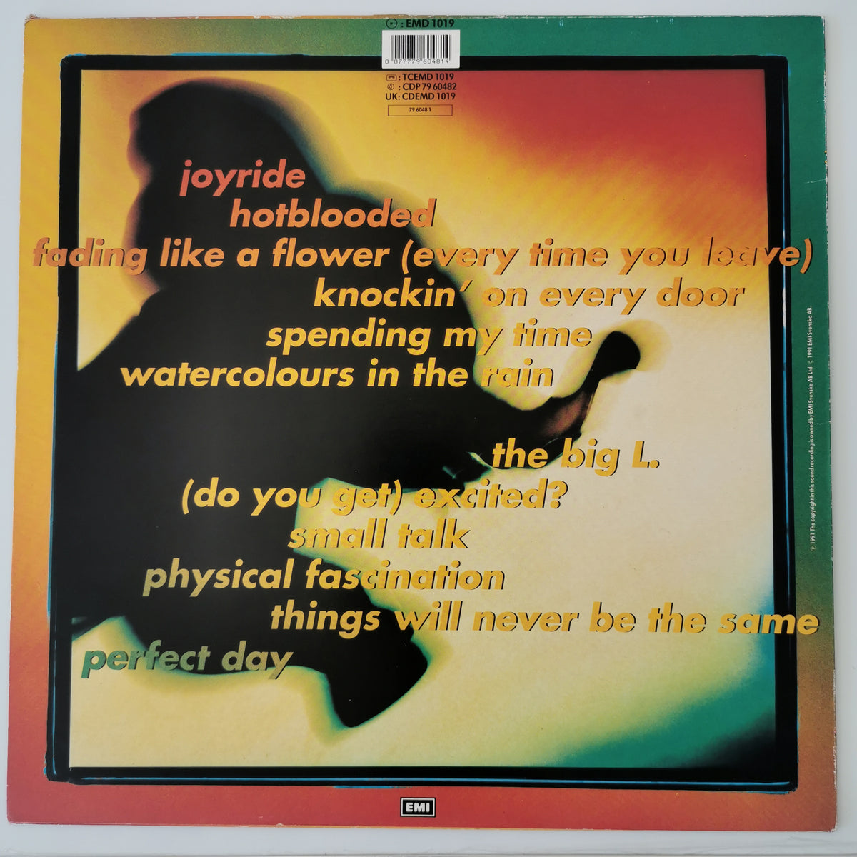 Roxette – Joyride (1991) Vinyl LP Record