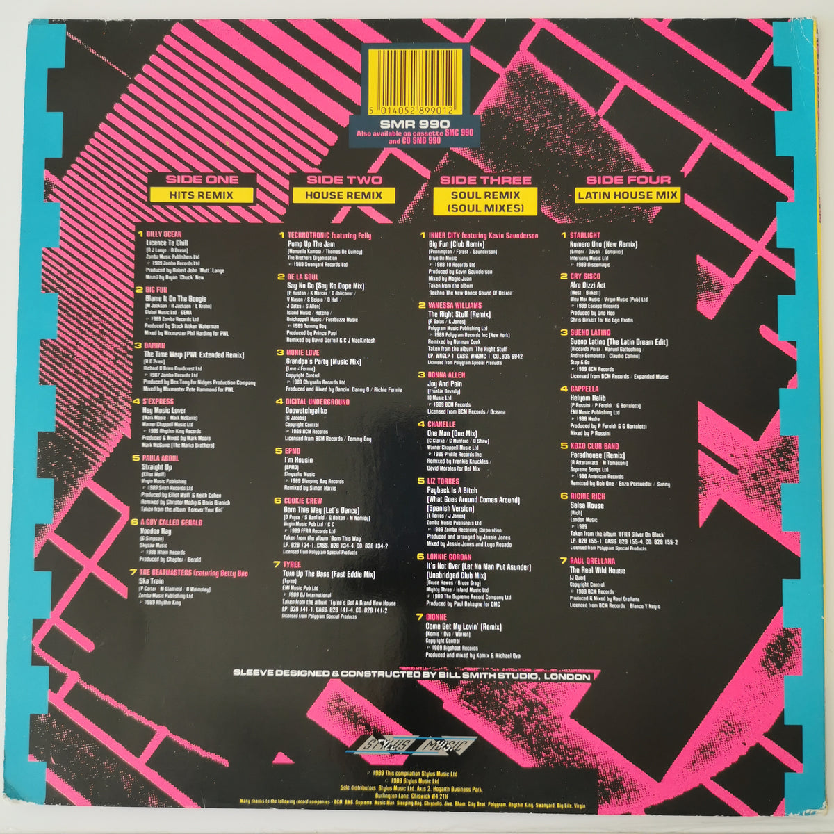 Various Artists – The Right Stuff: Remix 89 (1989) Vinyl LP Record