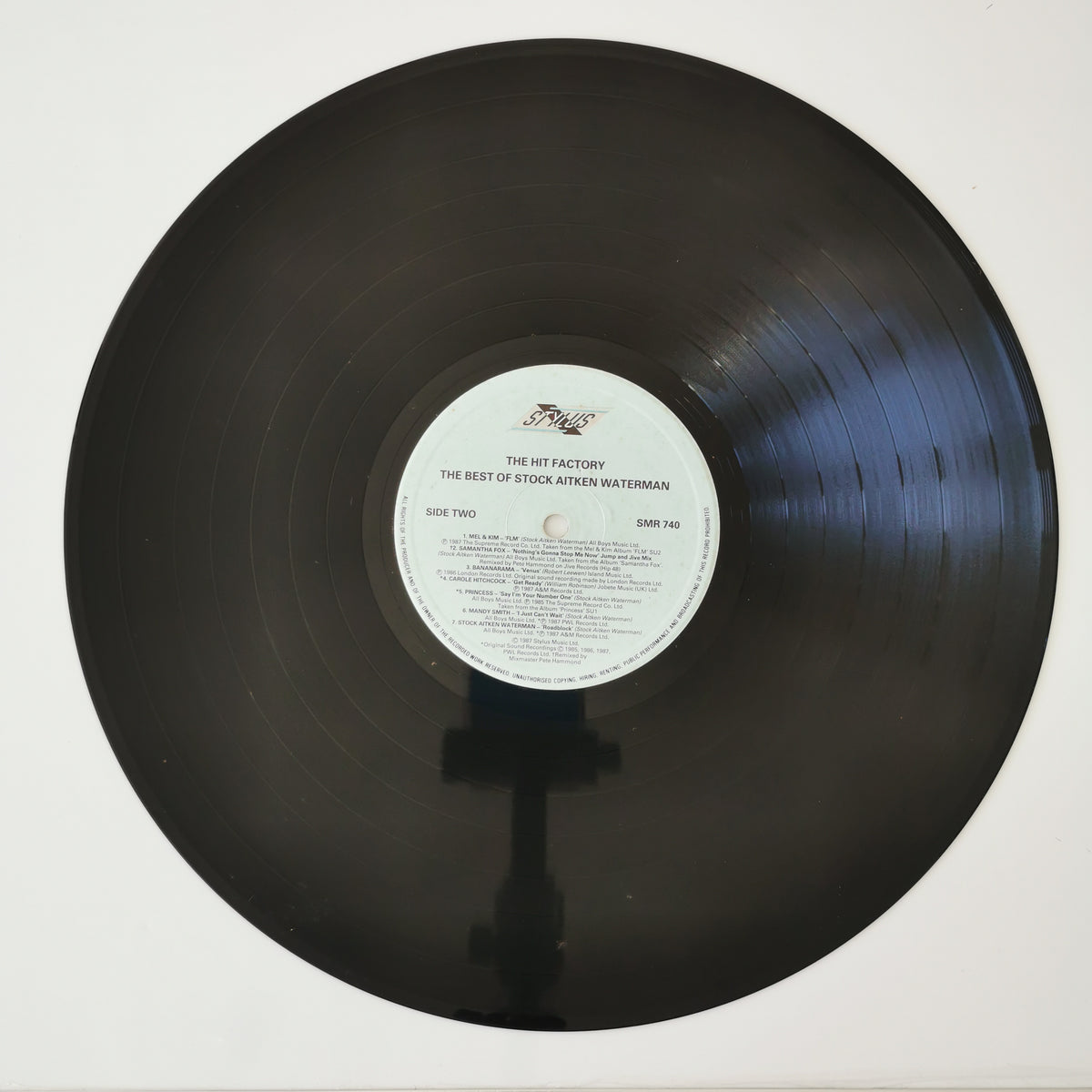 Various Artists – The Hit Factory (1987) Vinyl LP Record
