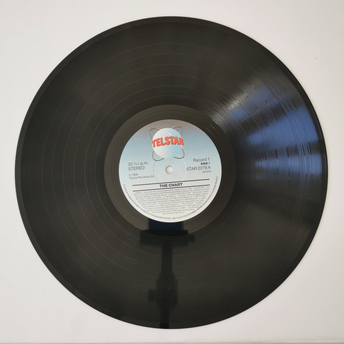 Various Artists – The Chart (1986) Vinyl LP Record