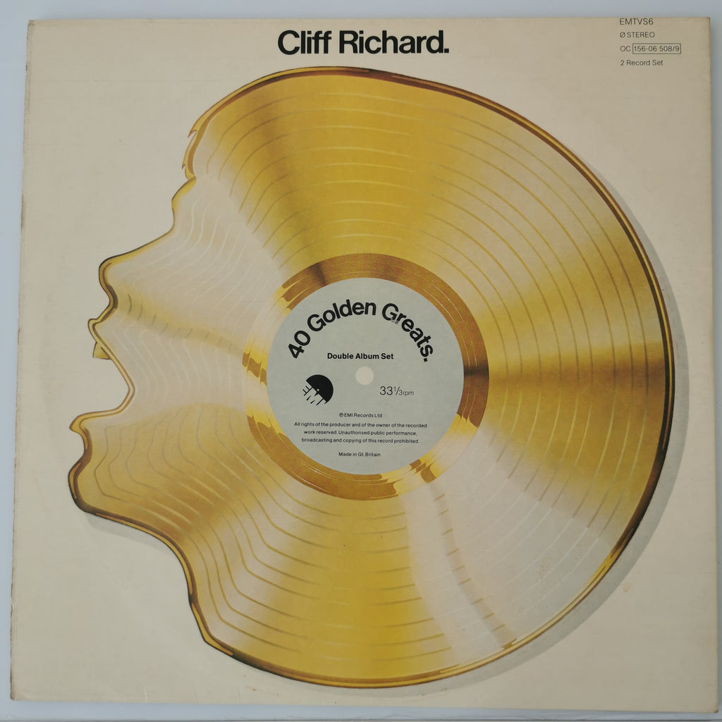 Cliff Richard – 40 Golden Greats (1977) Vinyl LP Record