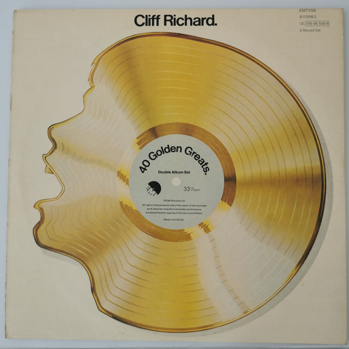 Cliff Richard – 40 Golden Greats (1977) Vinyl LP Record