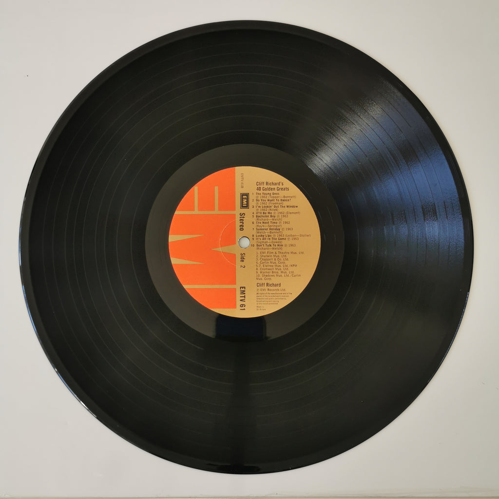 Cliff Richard – 40 Golden Greats (1977) Vinyl LP Record