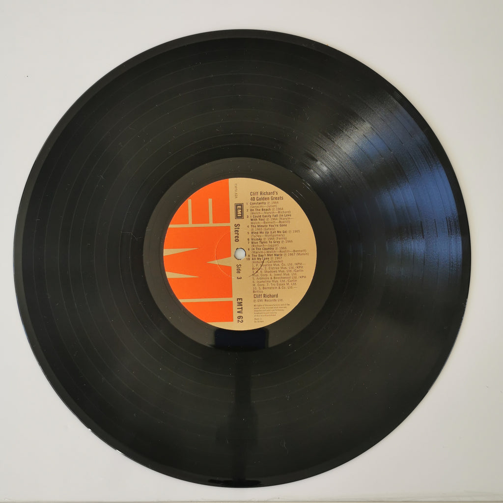 Cliff Richard – 40 Golden Greats (1977) Vinyl LP Record