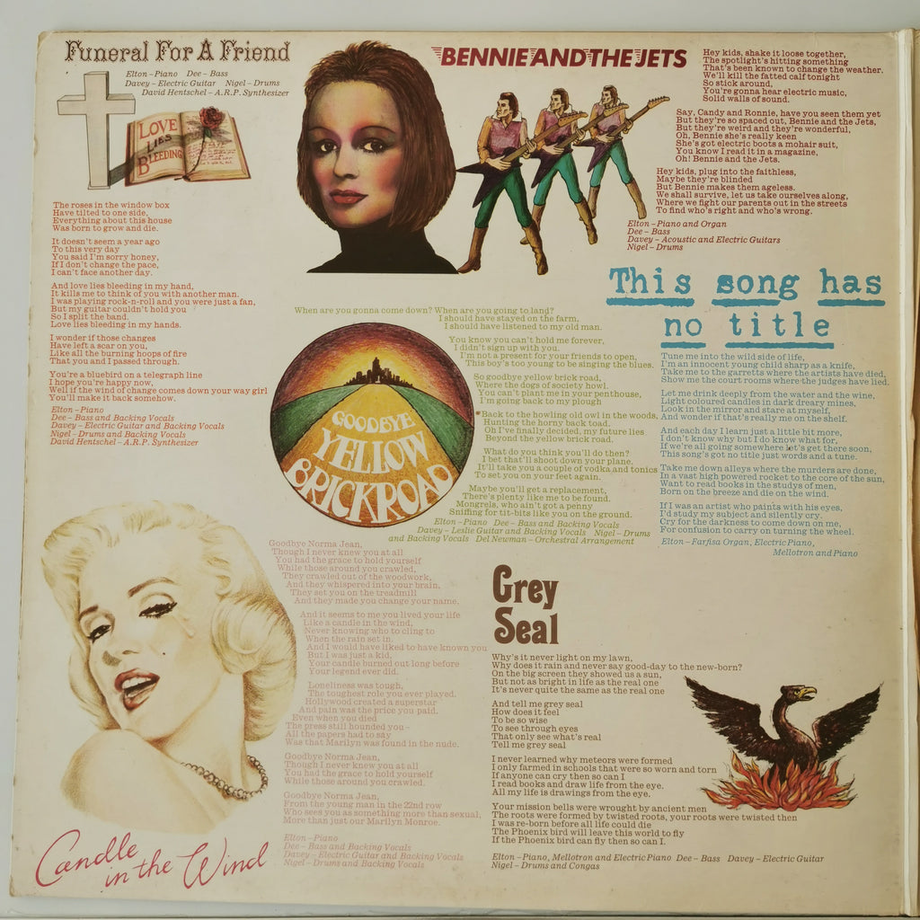 Elton John – Goodbye Yellow Brick Road (1973) Vinyl LP Record