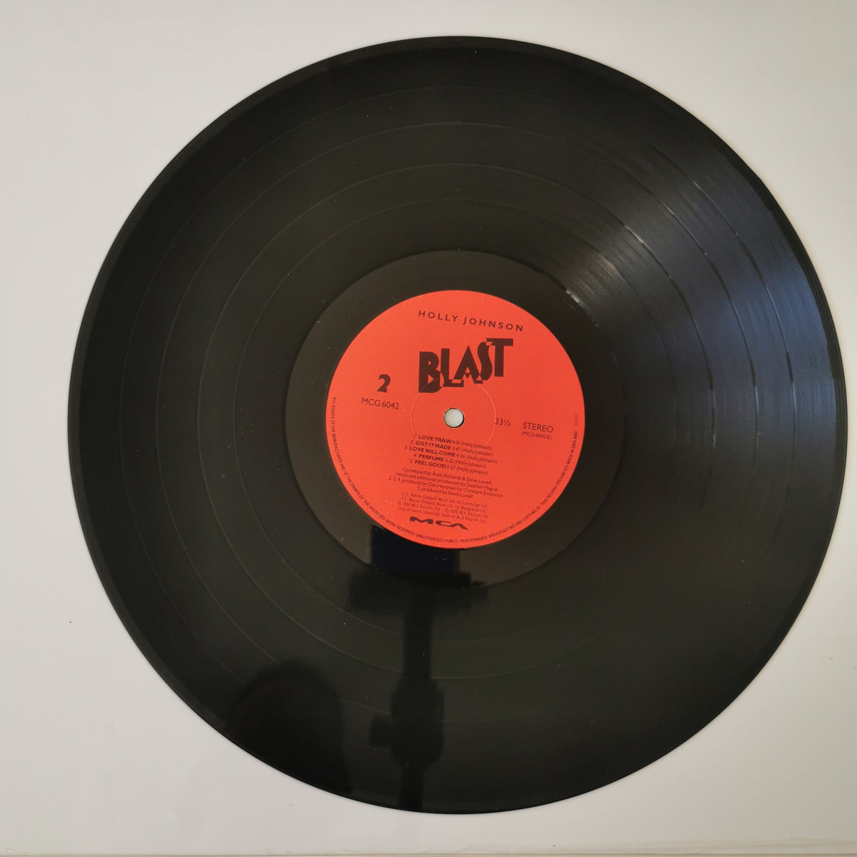 Holly Johnson – Blast (1989) Vinyl LP Record