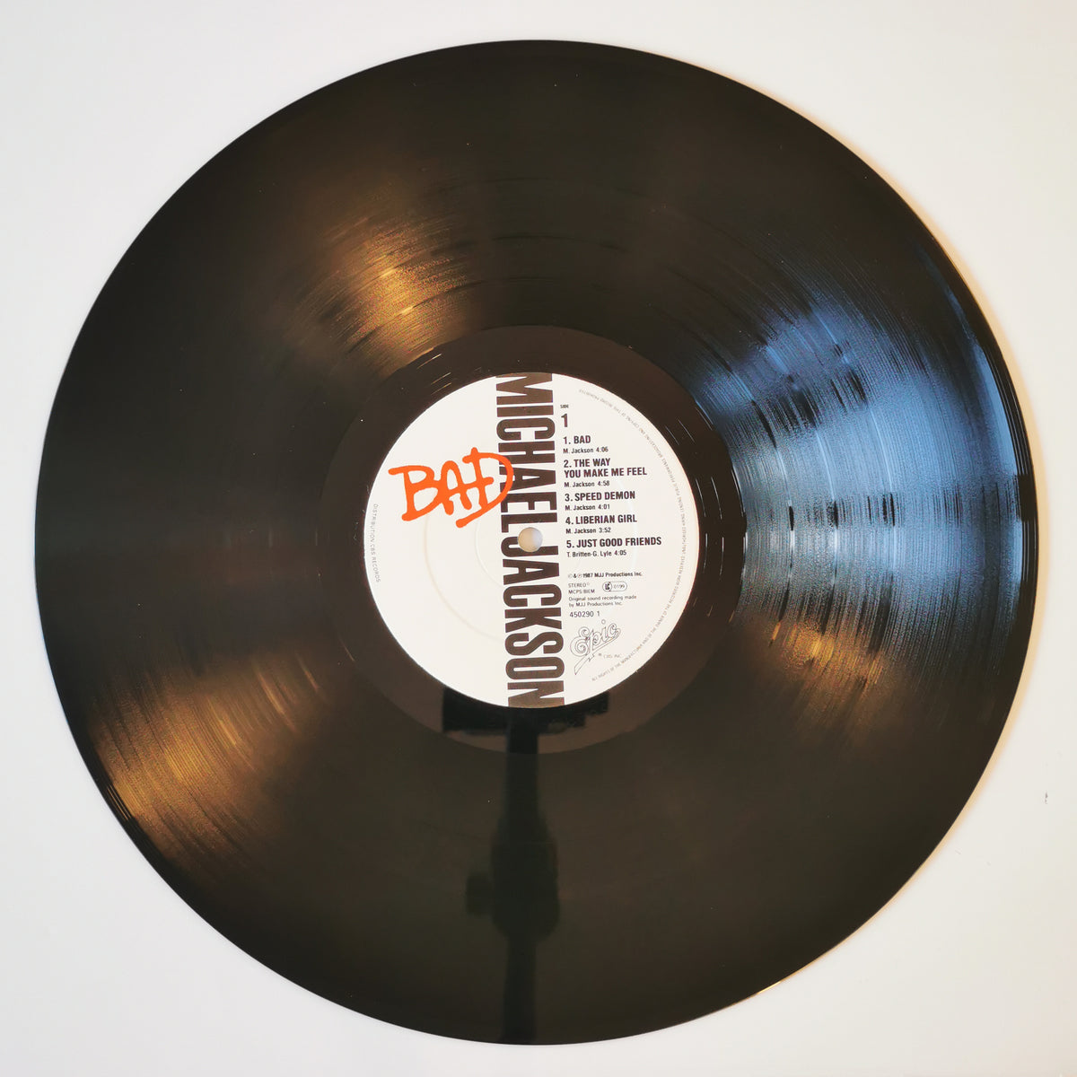 Michael Jackson – Bad (1987) Vinyl LP Record