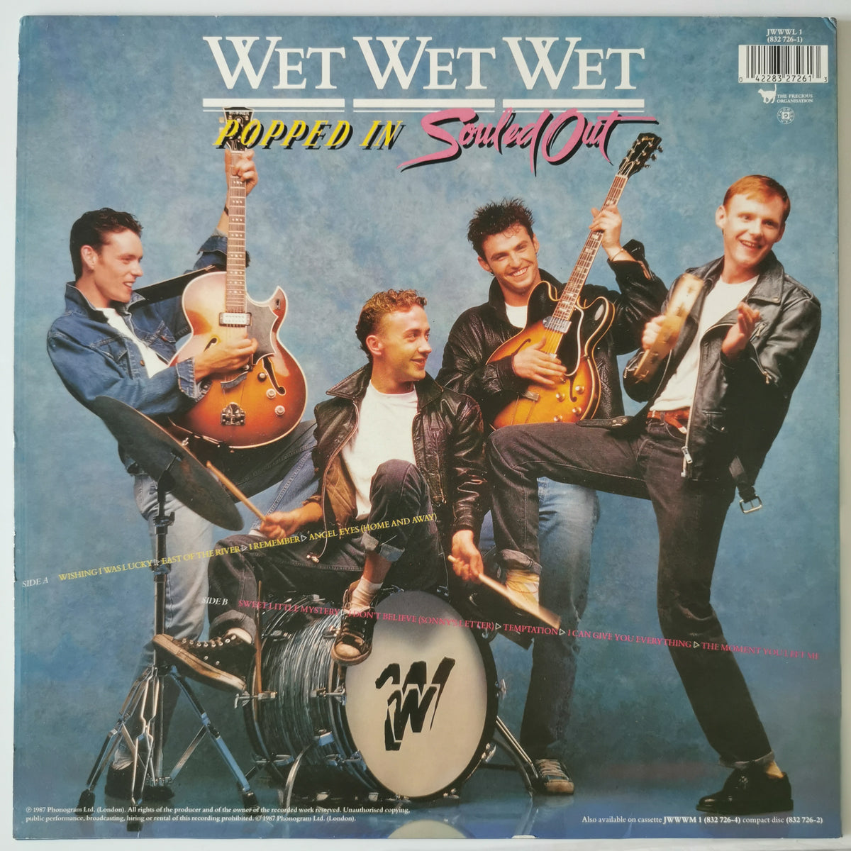 Wet Wet Wet – Popped In Souled Out (1987) Vinyl LP Record