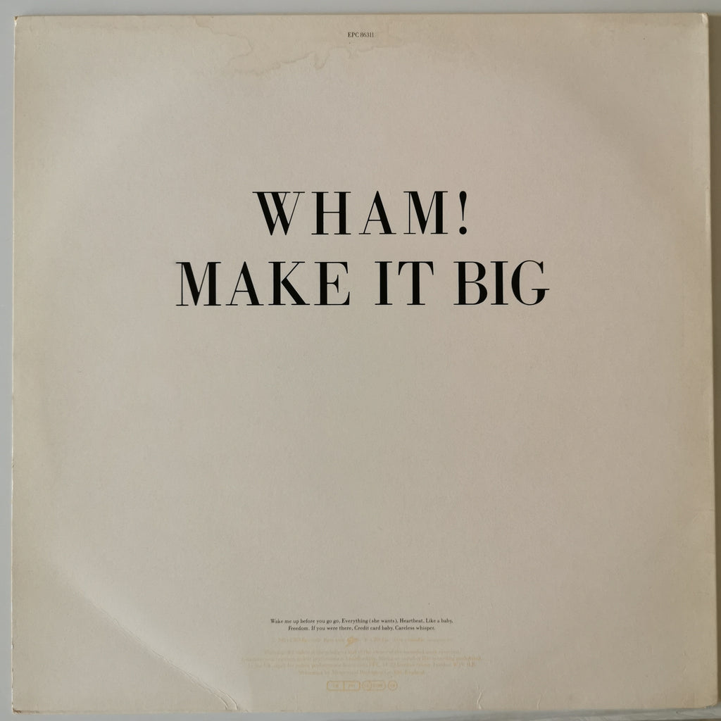 Wham! – Make It Big (1984) Vinyl LP Record