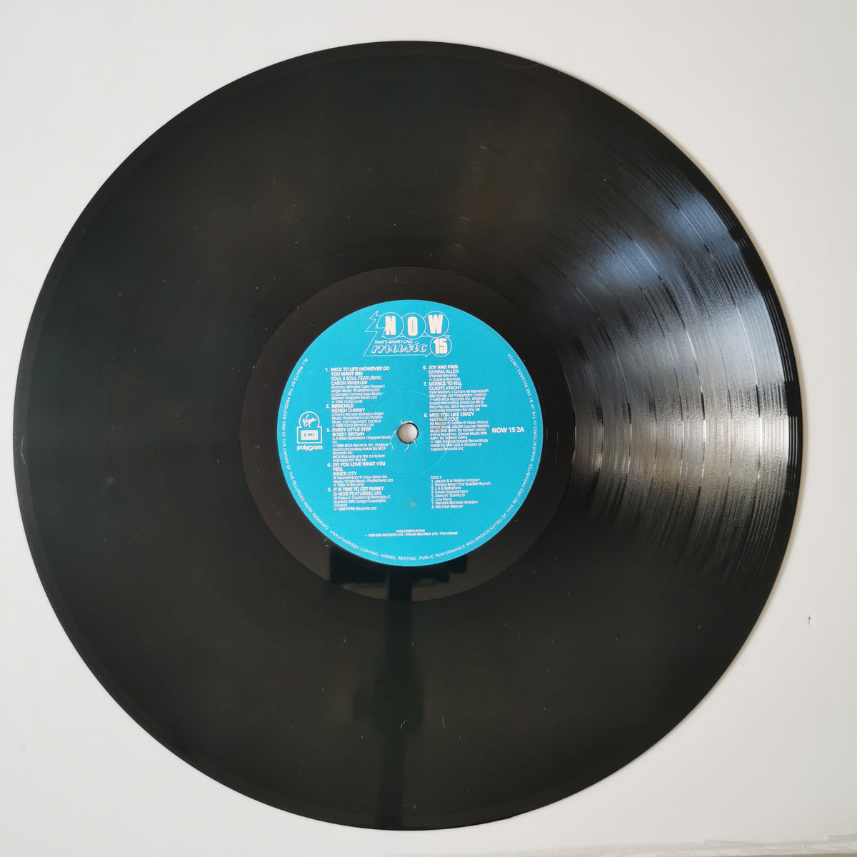 Various Artists – Now That’s What I Call Music 15 (1989) Vinyl LP Record