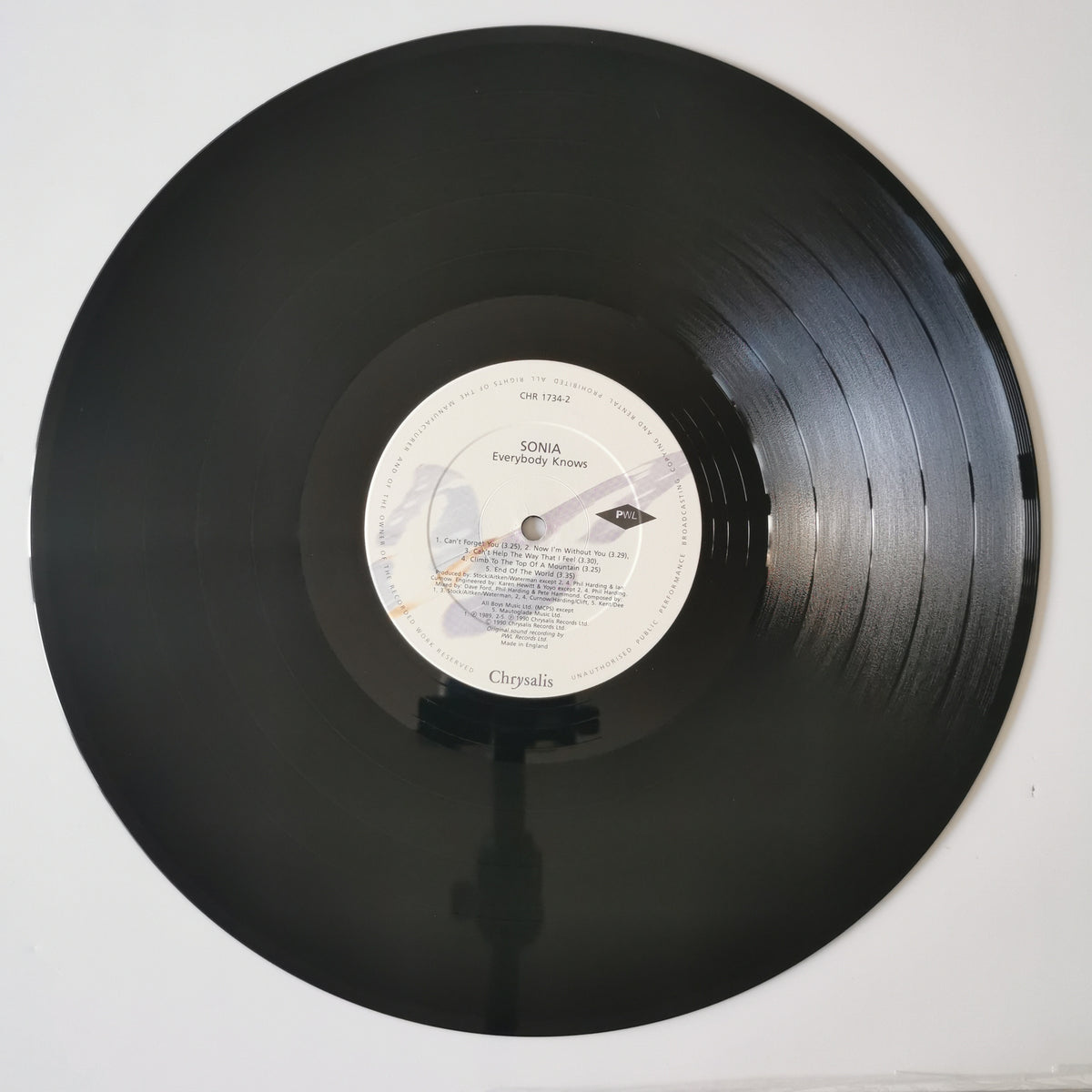 Sonia – Everybody Knows (1990) Vinyl LP Record