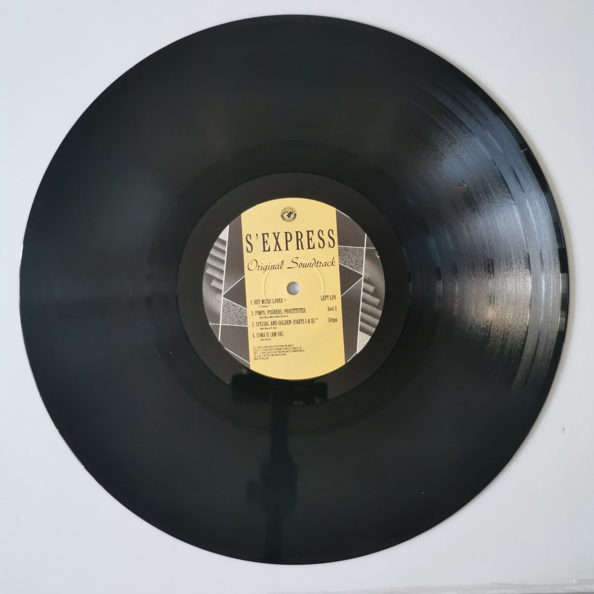 S’Express – Original Soundtrack (1989) Vinyl LP Record