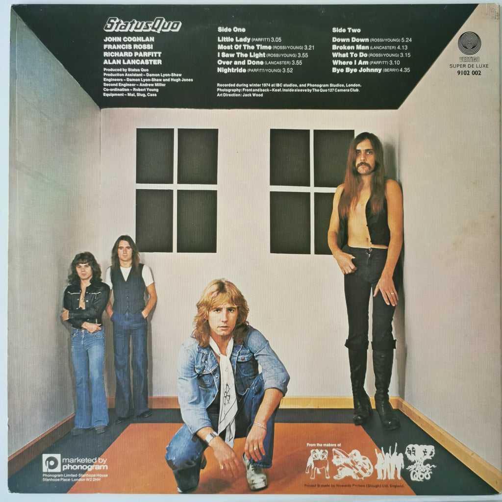 Status Quo – On the Level (1975) Vinyl LP Record