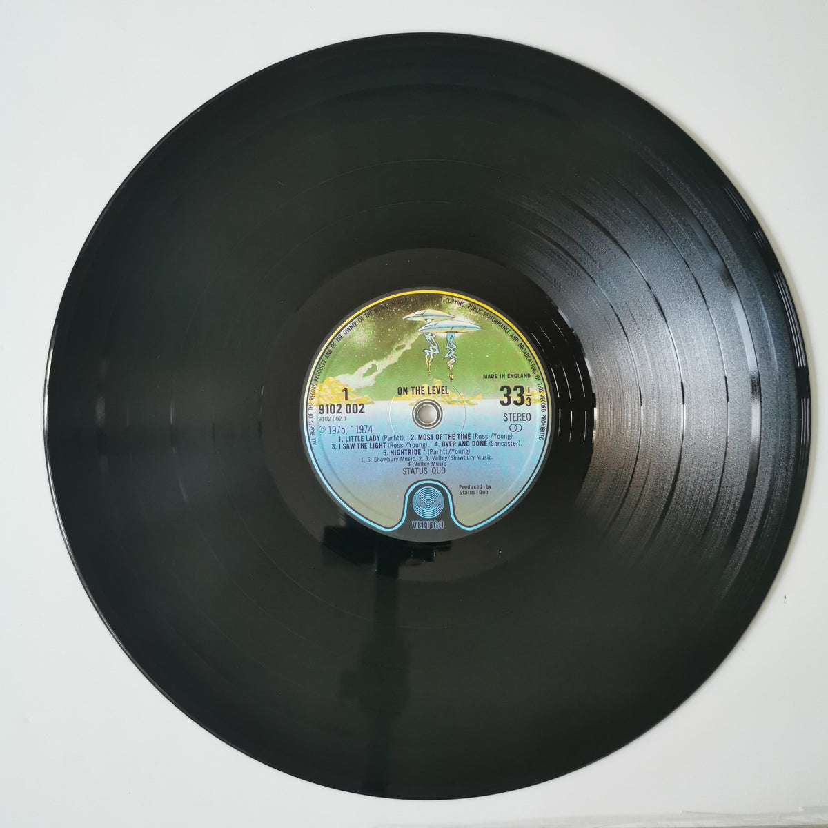 Status Quo – On the Level (1975) Vinyl LP Record
