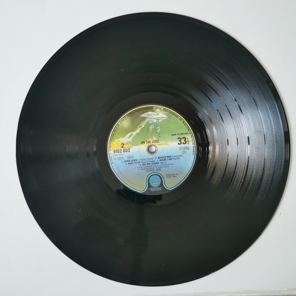 Status Quo – On the Level (1975) Vinyl LP Record