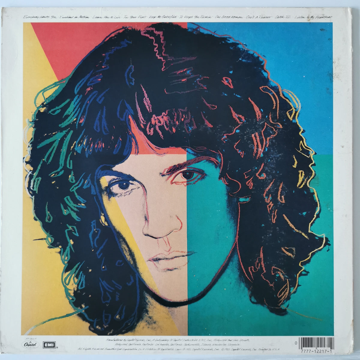 Billy Squier – Emotions in Motion (1982) Vinyl LP Record