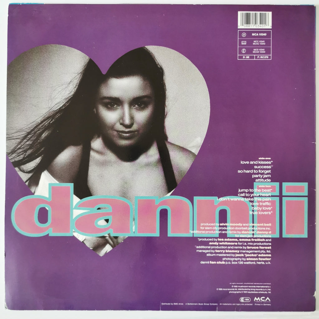 Dannii Minogue – Love and Kisses (1991) Vinyl LP Record