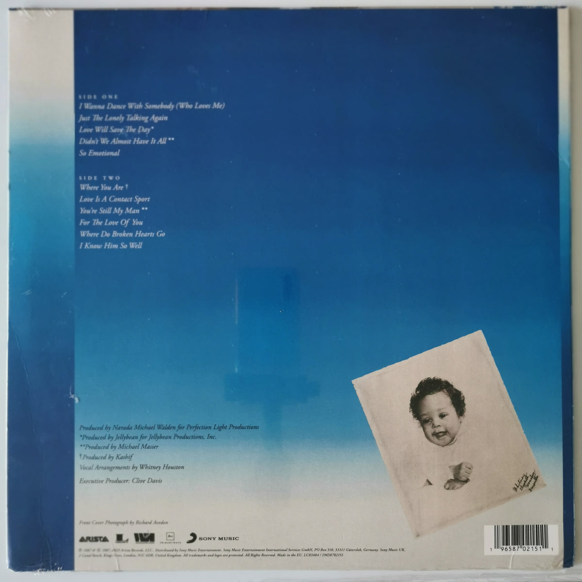 Whitney Houston – Whitney (1987) Vinyl LP Record (New Sealed)
